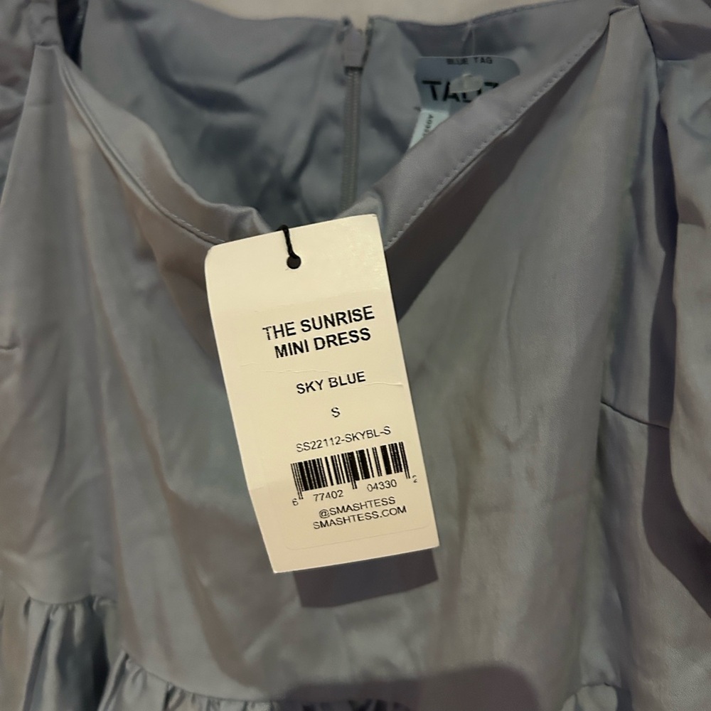 Smash + Tess pale blue sunrise mini dress - Picture 5 of 5